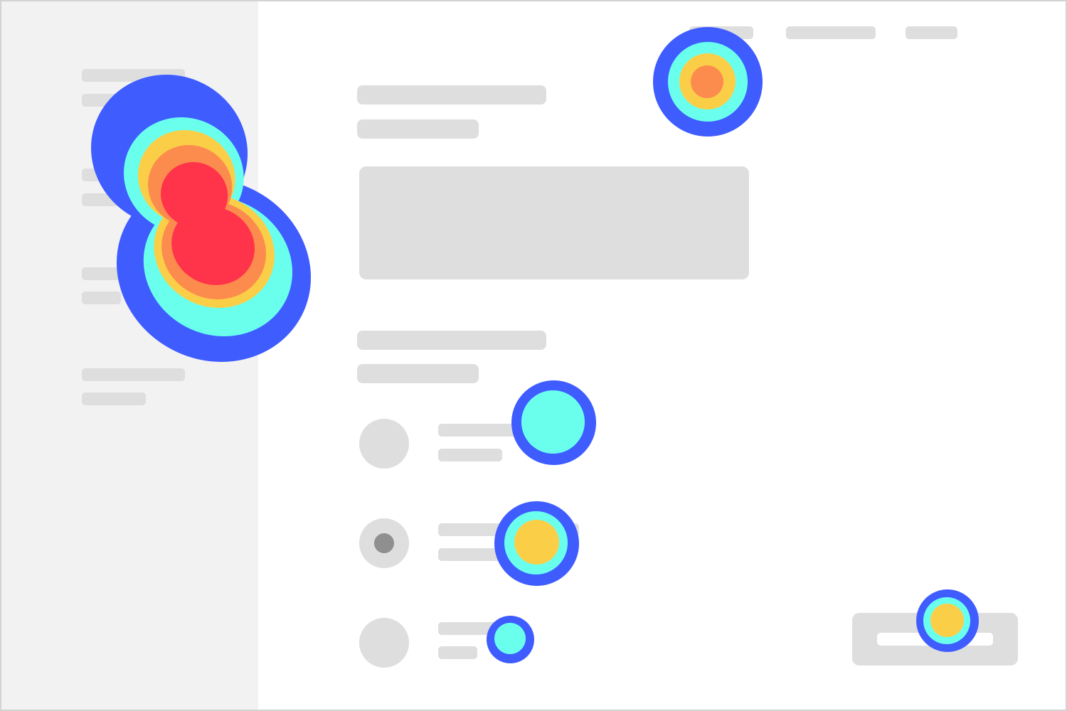 using eye tracking to test radio buttons in ui design